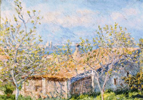 Claude Monet Gardener's House at Antibes oil painting picture